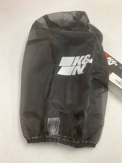 K&N 22-8034PK Universal Precharger Air Filter Wrap Black 12'' Height 6'' Base ID