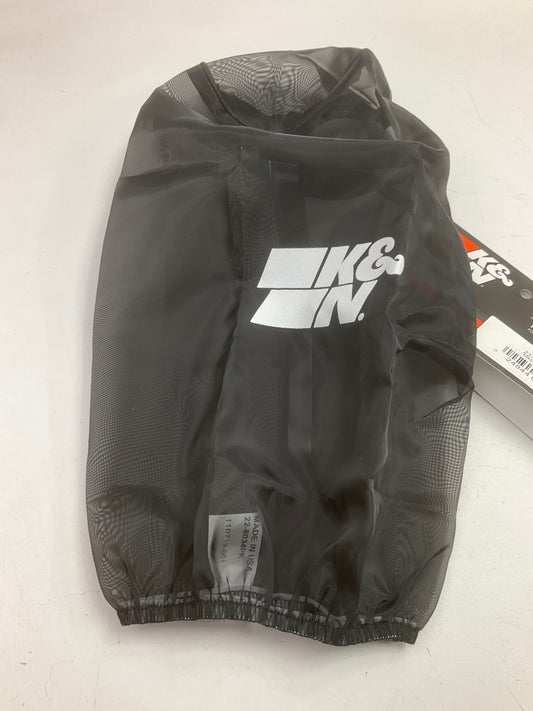 K&N 22-8034PK Universal Precharger Air Filter Wrap Black 12'' Height 6'' Base ID