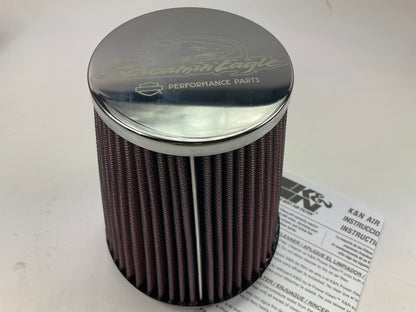 K&N High Flow Air Filter 2-7/16'' ID Inlet For Harley Davidson Screamin Eagle