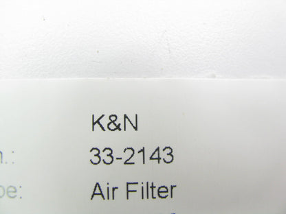 NEW - OUT OF BOX - K&N 33-2143 Performance High-Flow Replacement Air Filter