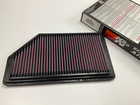 K&N 33-2200 Direct-Fit Replacement High-Flow Air Filter, Washable & Reusable