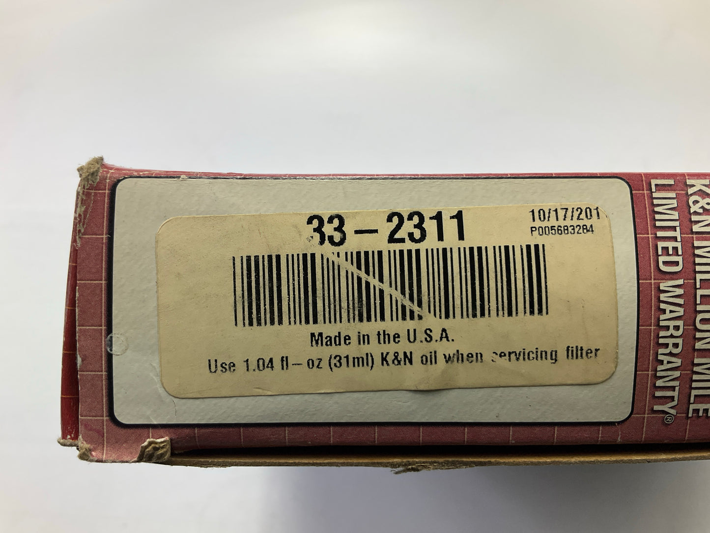 K&N 33-2311 Direct-fit High Flow Air Filter - Washable & Reusable 05-10 Cobalt