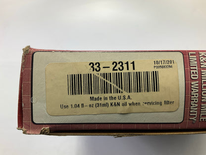 K&N 33-2311 Direct-fit High Flow Air Filter - Washable & Reusable 05-10 Cobalt