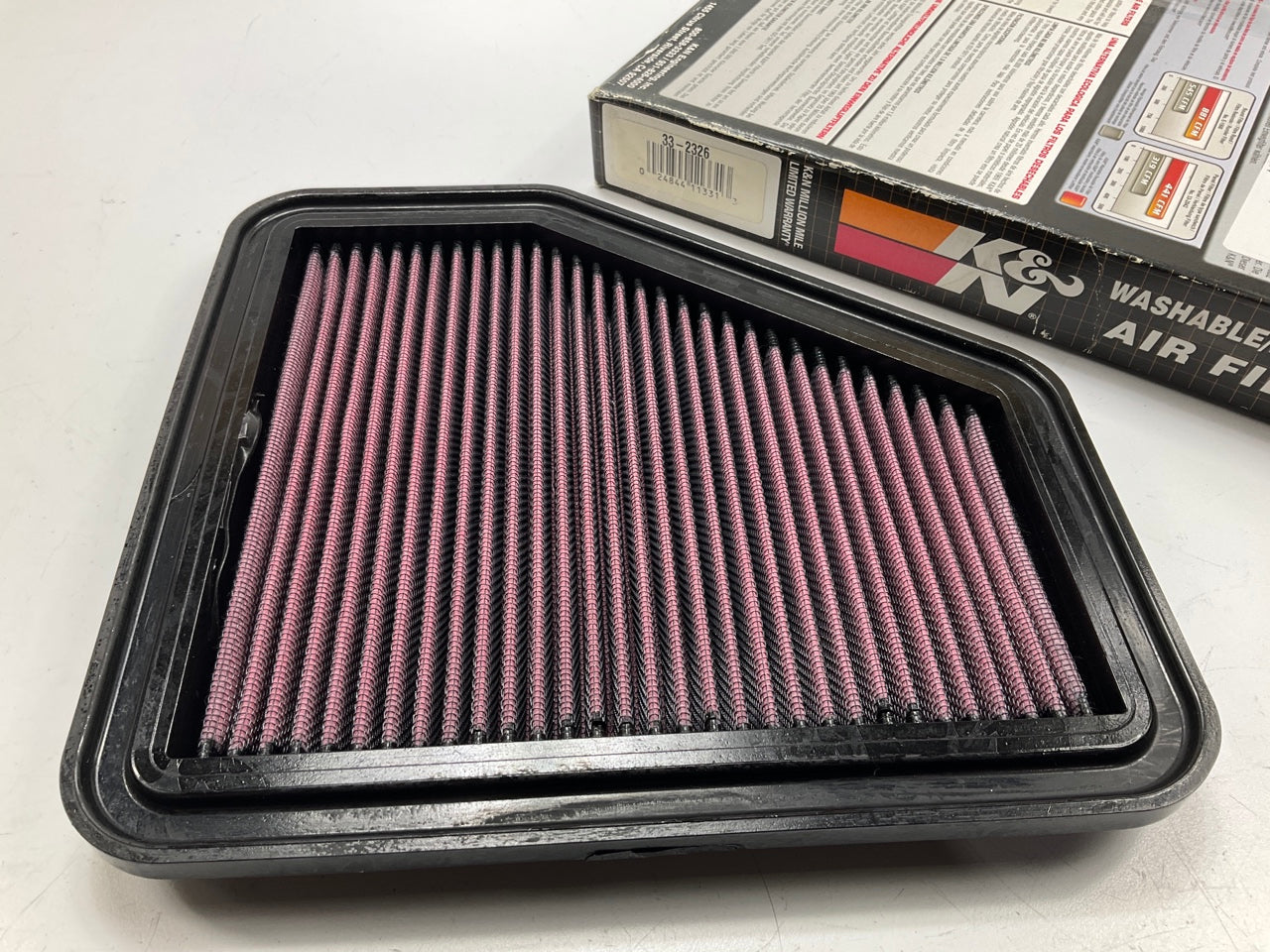 K&N 33-2326 Replacement Reusable & Washable High Flow Air Filter
