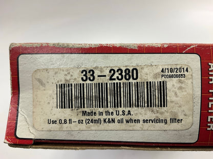K&N 33-2380 Reusable & Washable High Flow Air Filter For 2007-2012 Elanta