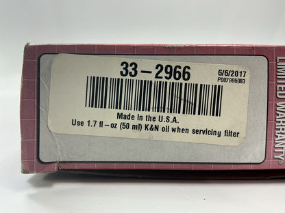 K&N 33-2966 High Flow Performance Air Filter - Washable & Reusable