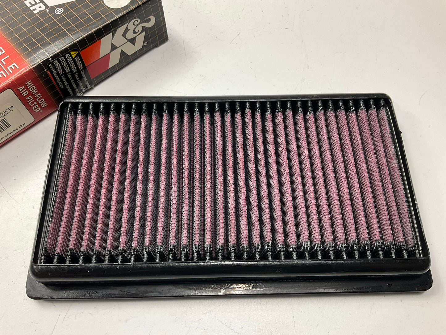 K&N 33-5014 High Flow Washable Reusable Air Filter For 2014-2018 INFINITI Q50