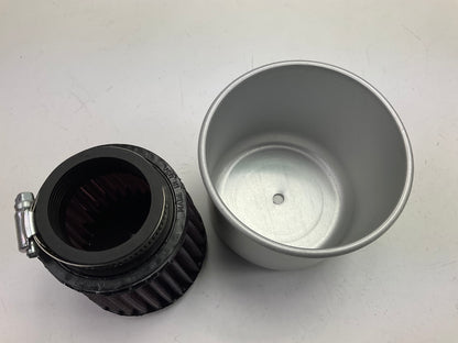 K&N 54-1040 High Flow Air Filter W/ Cover Generator Air Compressor, 1-3/4'' Inlet