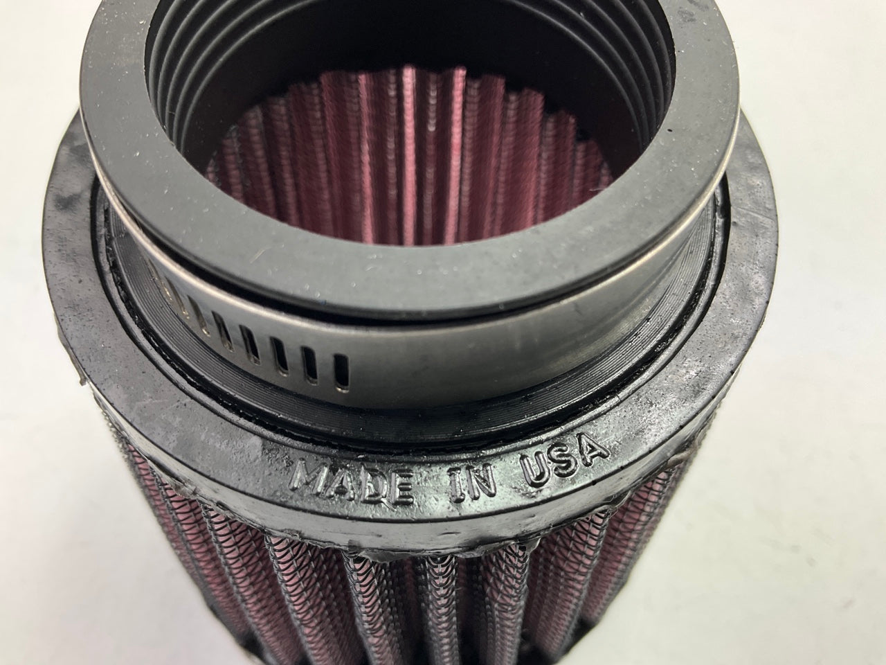 K&N 54-1040 High Flow Air Filter W/ Cover Generator Air Compressor, 1-3/4'' Inlet