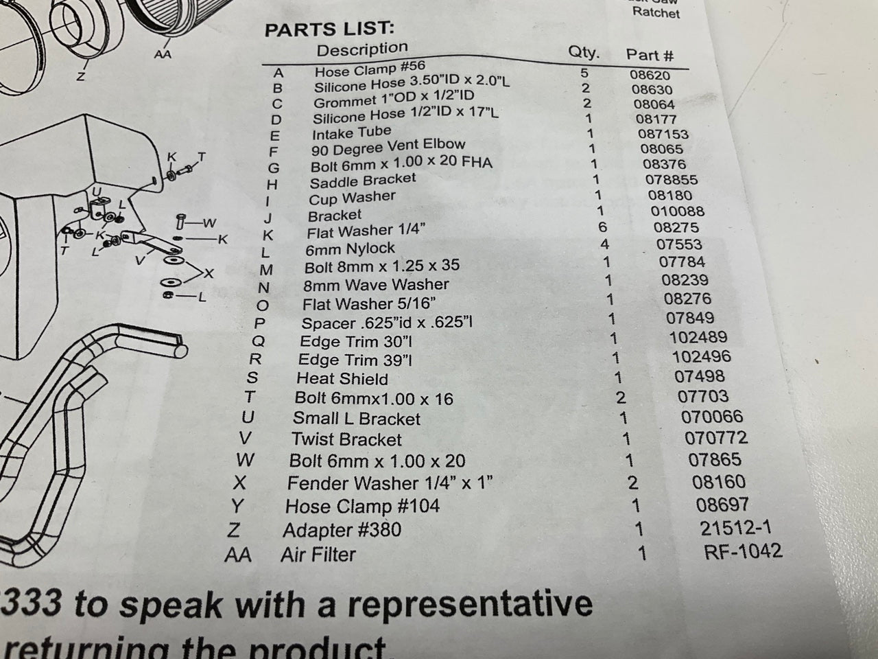 K&N 57-1542 Cold Air Intake System For 2005-19 Chrysler 300, 08-19 Challenger V8