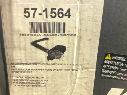 K&N 57-1564 Performance Cold Air Intake System For 2011-2018 Challenger 3.6L V6
