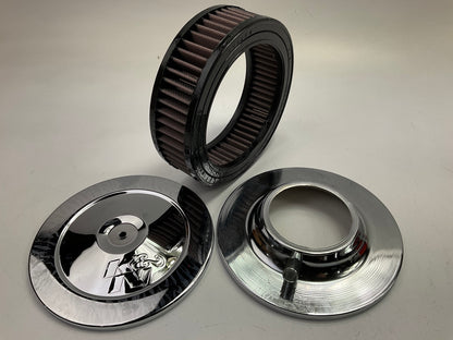 K&N 60-1050 Round Air Filter Cleaner Assembly 2.625'' INLET 7'' DIAMETER X 2'' TALL