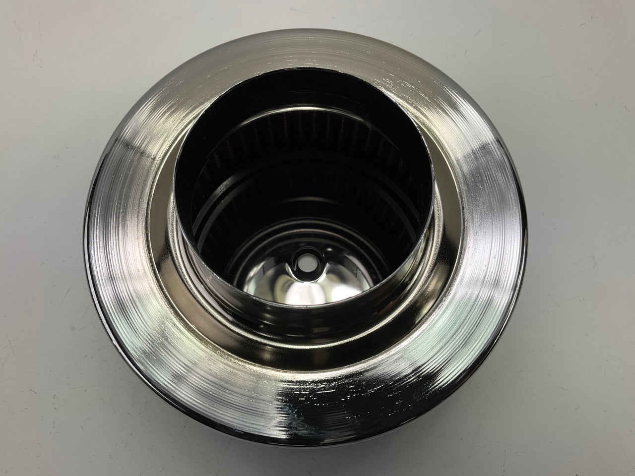 K&N 60-1331 Custom Round Air Cleaner Assembly - 2-5/8'' Flange, 5-3/8'' OD X 3'' H