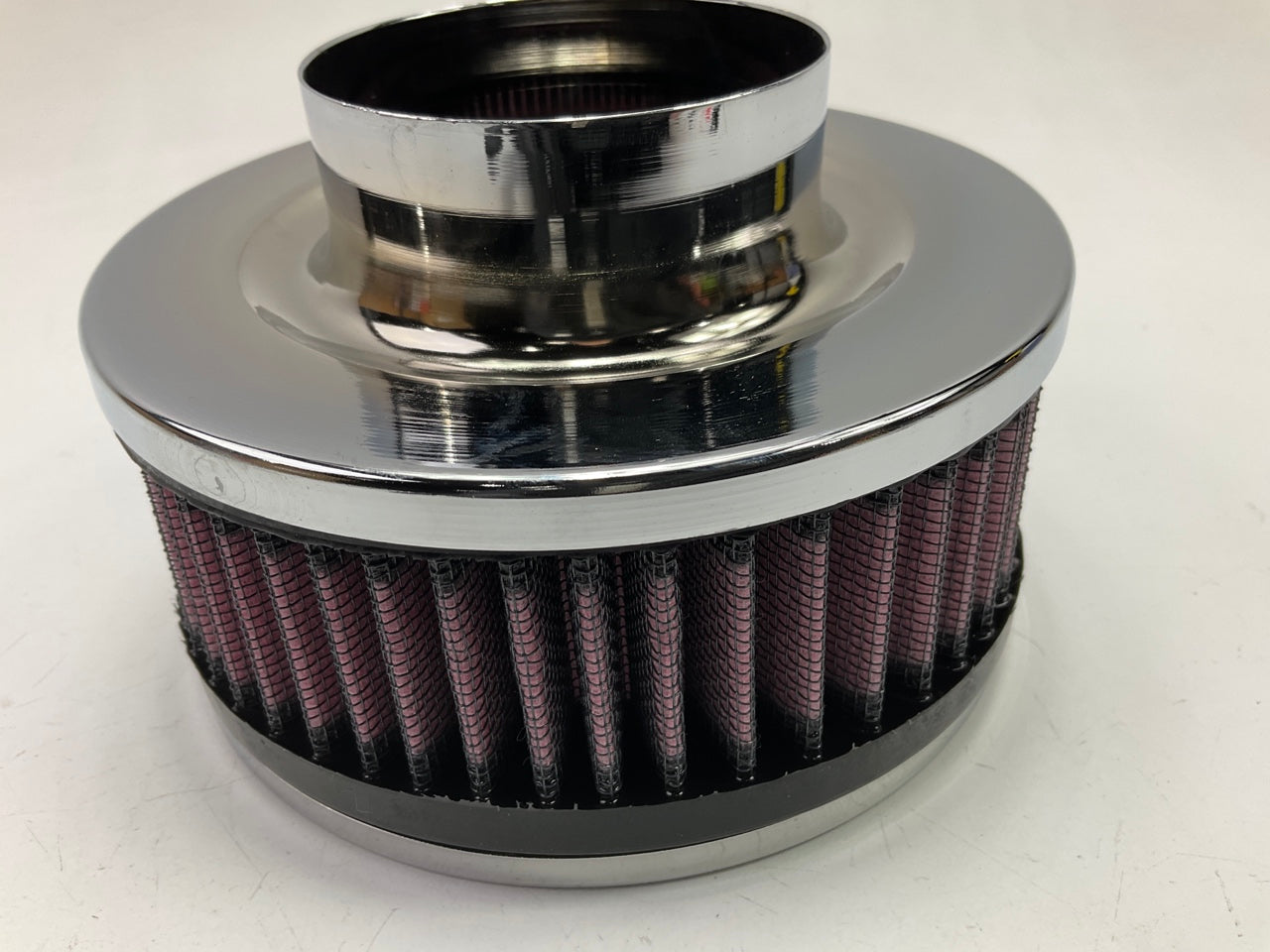 K&N 60-1331 Custom Round Air Cleaner Assembly - 2-5/8'' Flange, 5-3/8'' OD X 3'' H