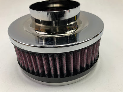 K&N 60-1331 Custom Round Air Cleaner Assembly - 2-5/8'' Flange, 5-3/8'' OD X 3'' H