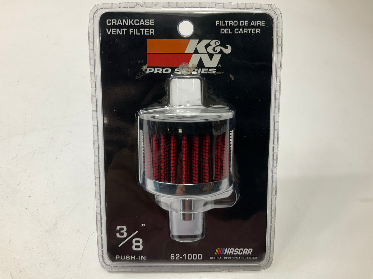 K&N 62-1000 Crankcase Breather Vent Filter - 3/8'' Push In