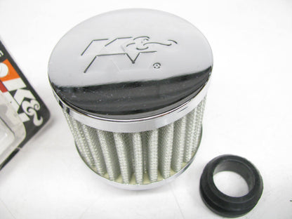 K&N 62-1590WT Crankcase Vent Air Filter Breather - 2.5'' Tall X 3.0'' OD