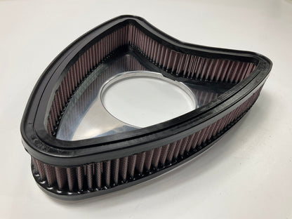 K&N 66-5080F Custom Air Cleaner Assembly With Air Filter, 5-1/8'' Neck Flange