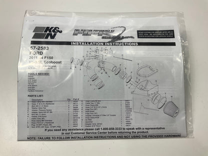 K&N 66-5080F Custom Air Cleaner Assembly With Air Filter, 5-1/8'' Neck Flange