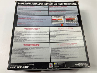 K&N 66-5080F Custom Air Cleaner Assembly With Air Filter, 5-1/8'' Neck Flange