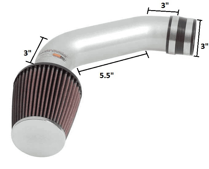UNIVERSAL - Small Engine K&N 69-4900TS Cold Air Intake Performance System CAI
