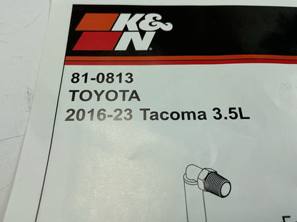 LIGHTLY USED - K&N 81-0813 Air Oil Separator Oil Catch Can 16-23 Tacoma 3.5L V6