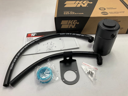 K&N 81-0813 Air Oil Separator Oil Catch Can For 2016-2023 Toyota Tacoma 3.5L V6