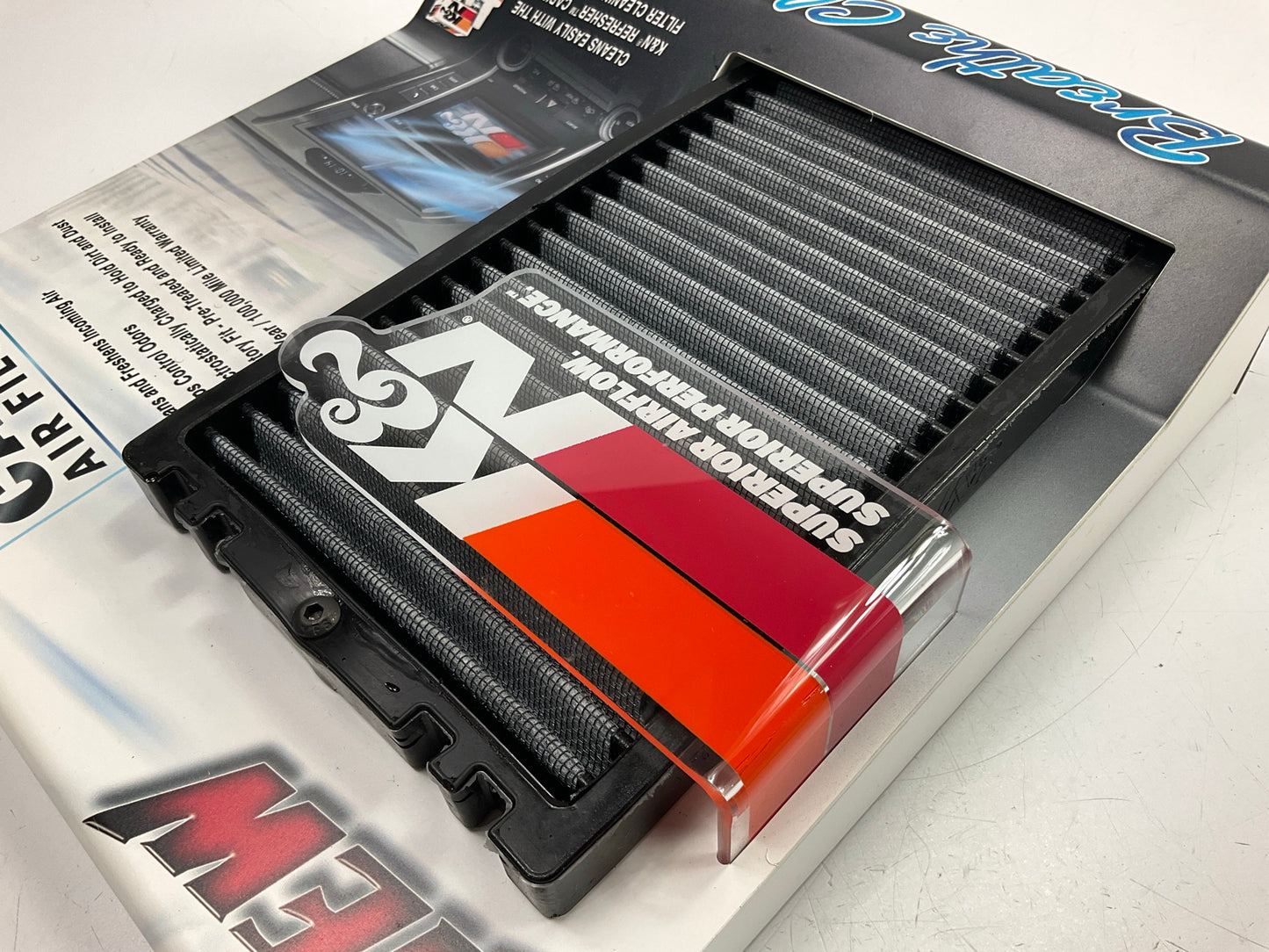 K&N Cabin Air Filter Shop Display Sales Aid Tool - Sell Washable Cabin Filter