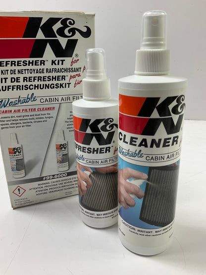 K&N 99-6000 Cabin Air Filter Refresher Cleaning System Kit