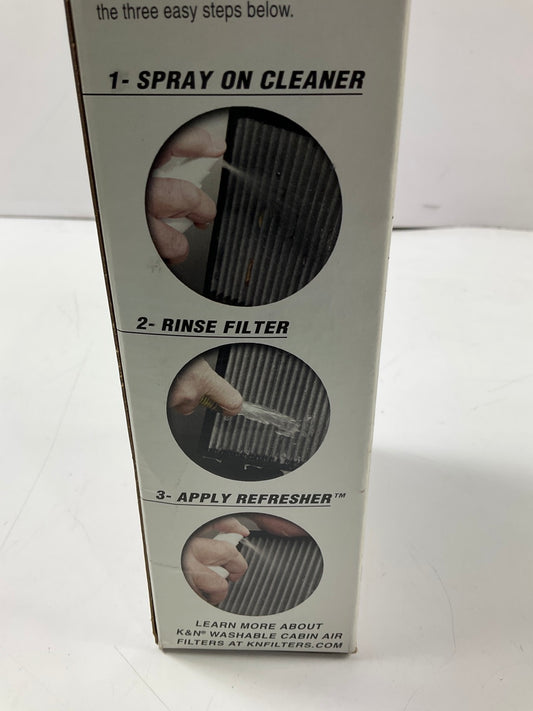 K&N 99-6000 Cabin Air Filter Refresher Cleaning System Kit