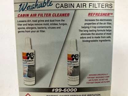 K&N 99-6000 Cabin Air Filter Refresher Cleaning System Kit