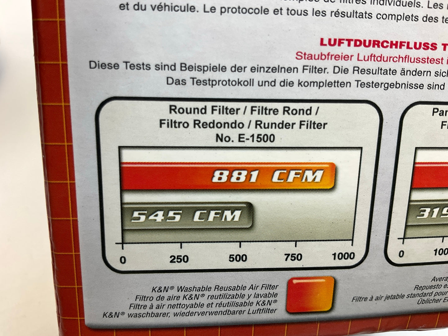 K&N AC-4096-1 High Flow Replacement Air Filter