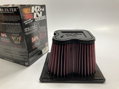 K&N E0784 Direct Fit High Flow Air Filter For 07-09 Ram 2500 3500 Cummins Diesel