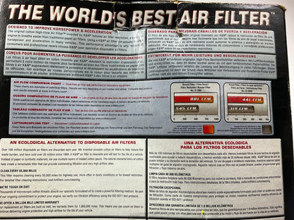 K&N E-0945 Replacement High Flow Performance Air Filter - Washable & Reusable