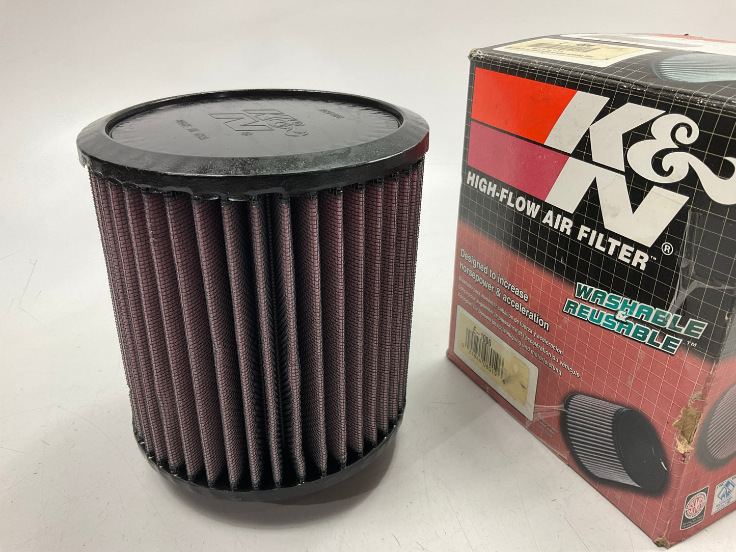 COSMETIC DAMAGE K&N E1006 High Flow Air Filter Washable Reusable For 00-05 Neon