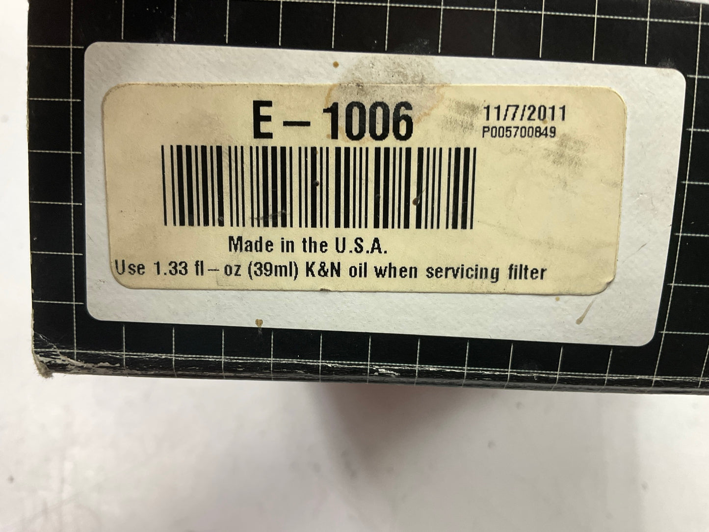 COSMETIC DAMAGE K&N E1006 High Flow Air Filter Washable Reusable For 00-05 Neon