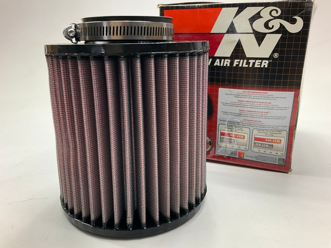 COSMETIC DAMAGE K&N E1006 High Flow Performance Air Filter - Washable & Reusable