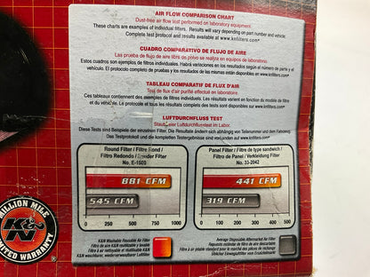 COSMETIC DAMAGE K&N E1006 High Flow Performance Air Filter - Washable & Reusable