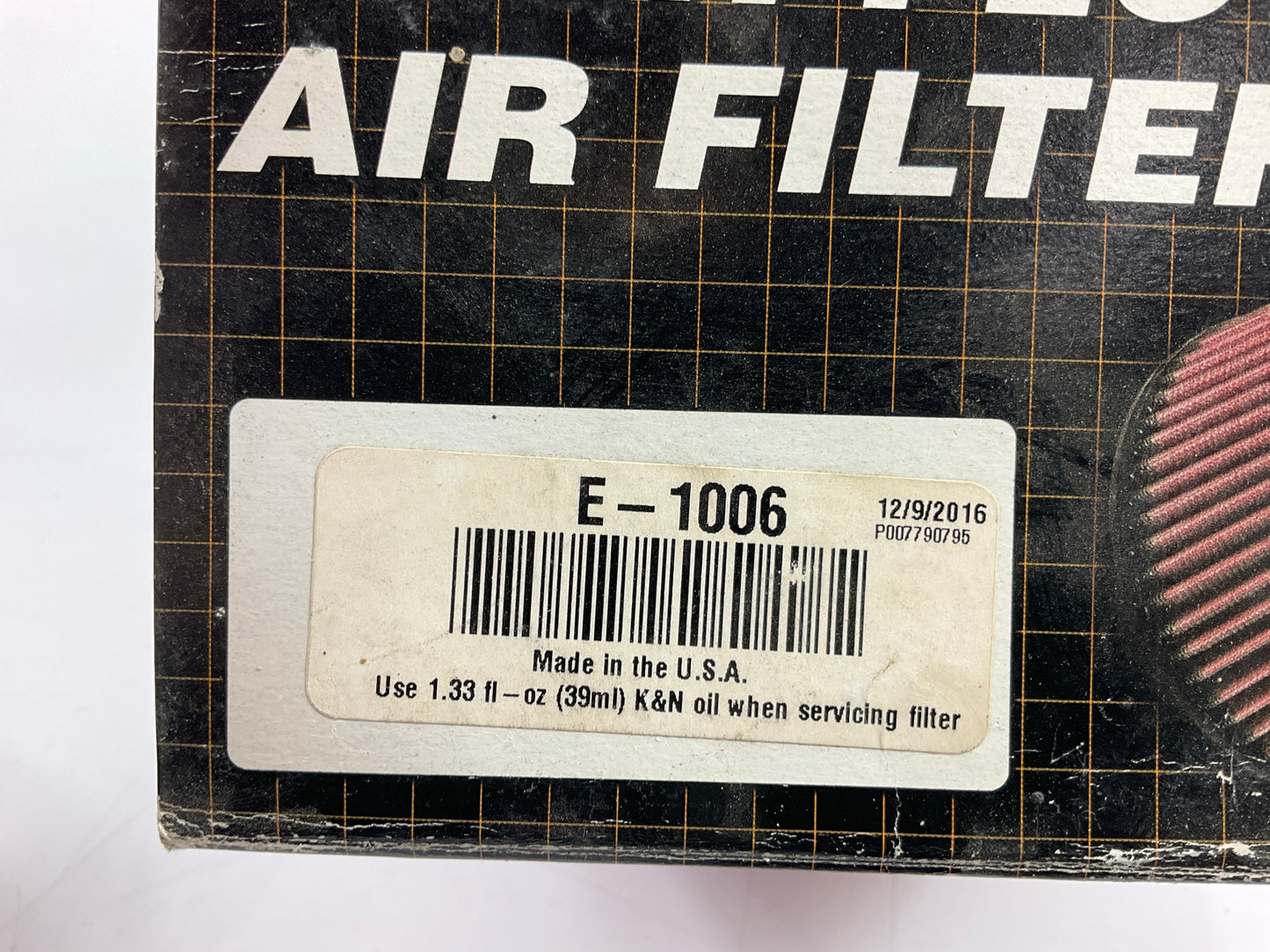K&N E-1006 High Flow Direct-fit Air Filter Washable Reusable For 00-05 Neon
