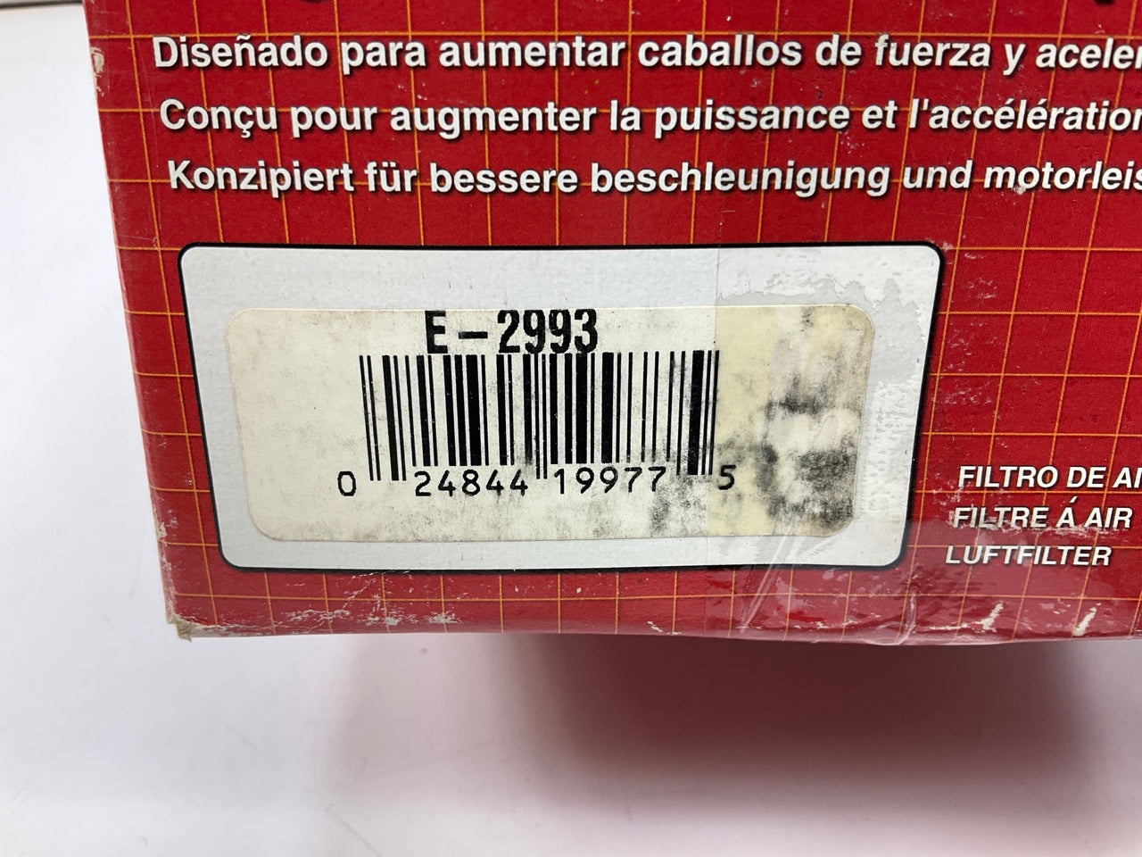 K&N E-2993 High Flow Performance Replacement Air Filter - Washable & Reusable