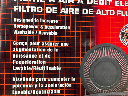 K&N E3017 Replacement Air Filter For Air Cleaner RK-3908, RK-3918, RK-3928