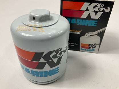 K&N HM1002 Marine Oil Filter For Mercruiser 225 HP, Replaces 35822626T7