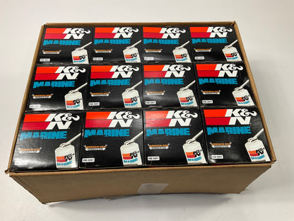 (12) K&N HM3001 Marine Oil Filters For Crusader 9002514, Yamaha YSC10231200C