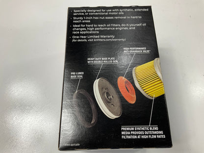 K&N HM3001 Performance Marine Oil Filter - Replaces Ford # E7NN-6714-AA