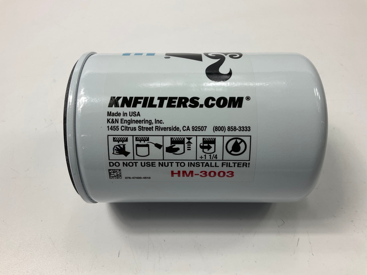 K&N HM3003 Marine Oil Filter - Replaces Wix 51061, Fram PH13A, DG13, L30040