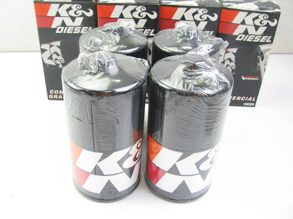 (4) K&N HP-8021 High-Flow Performance Oil Filters - BT237 LFP2292 PH977A 51459