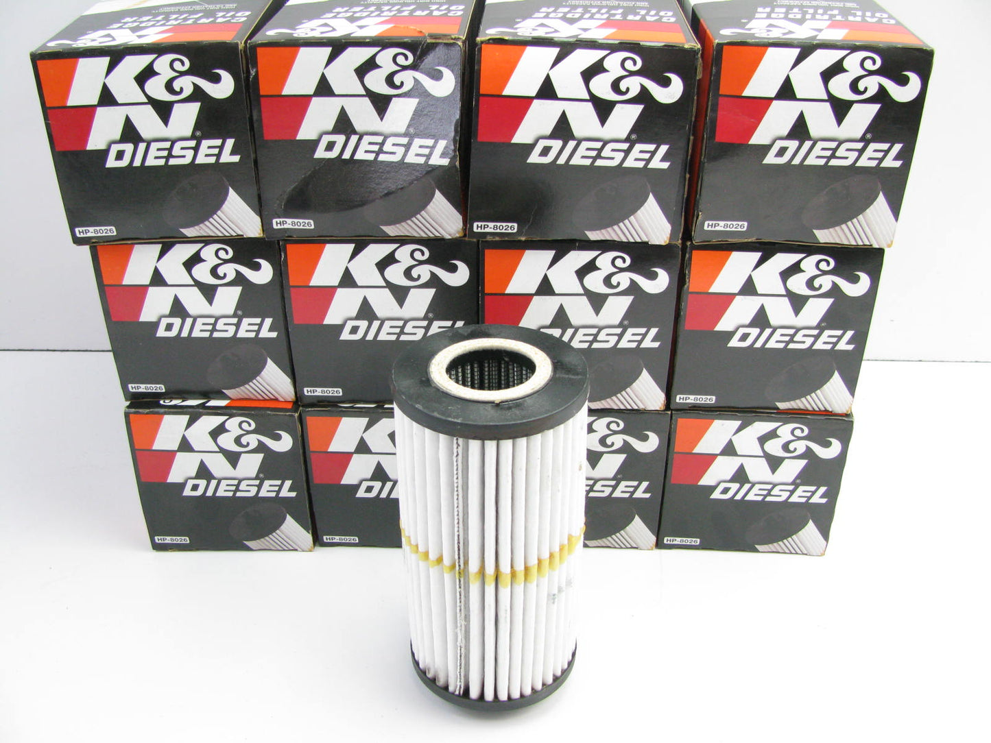(12) K&N HP-8026 Oil Filter Replaces CH9549 57323 L45515 LP2017 LF16166 P550528