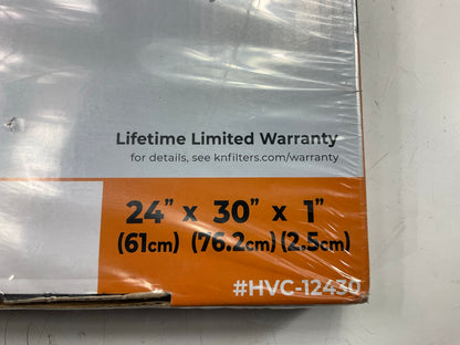 K&N HVC-12430 Washable & Reusable Home Air Filter HVAC 24'' X 30'' X 1''