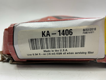 K&N KA1406 Air Filter For 2008-2014 Kawasaki Concours 14, 06-11 Ninja ZX14