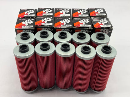 (10) K&N KN161 Oil Filters For BMW Airhead Motorcycle (without Oil Cooler)